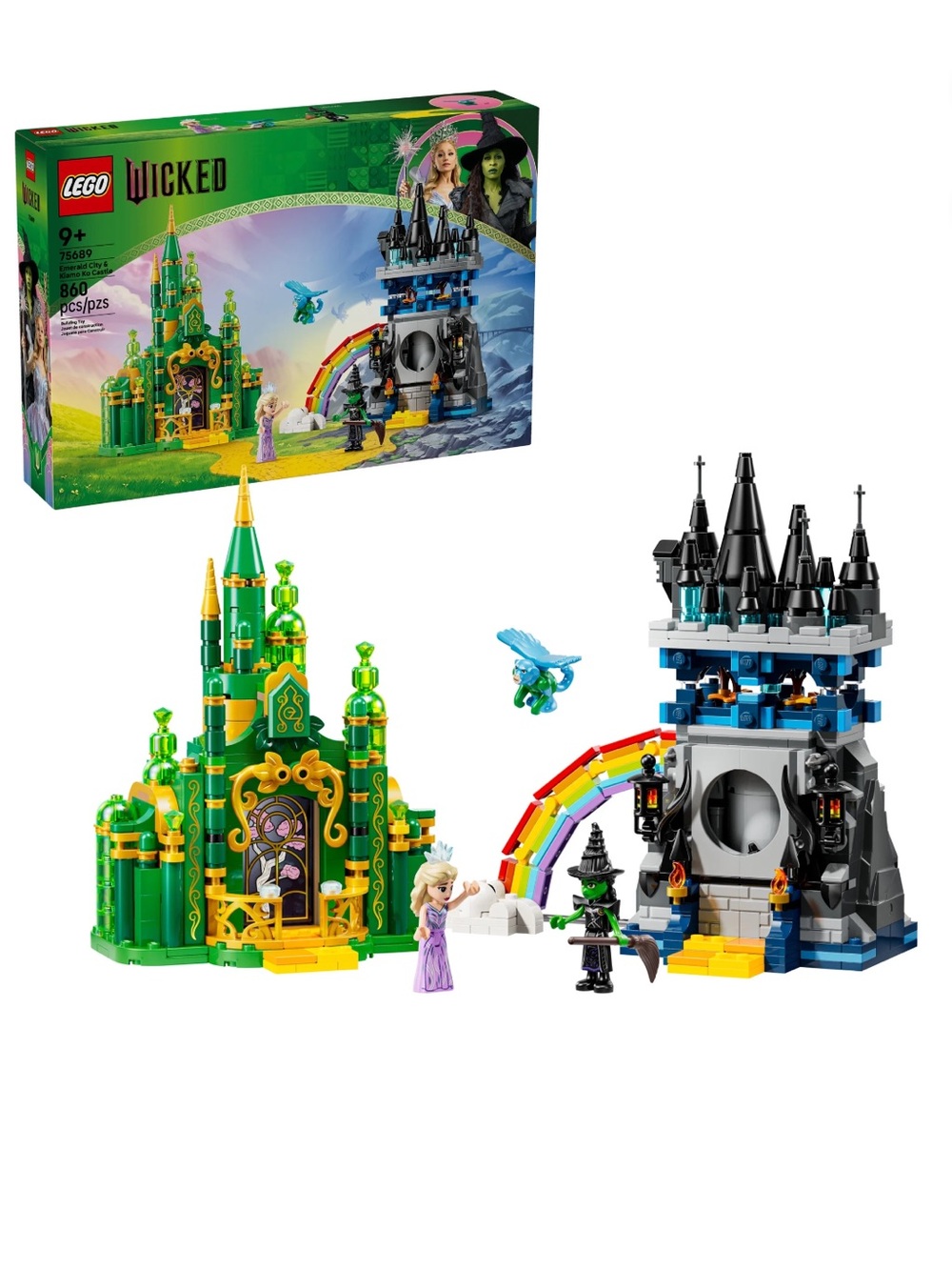LEGO Wicked Emerald City & Kiamo Ko Castle 75689 860-Piece Building Set *NEW*